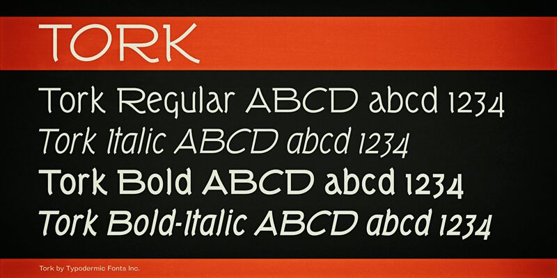 Tork Czcionka