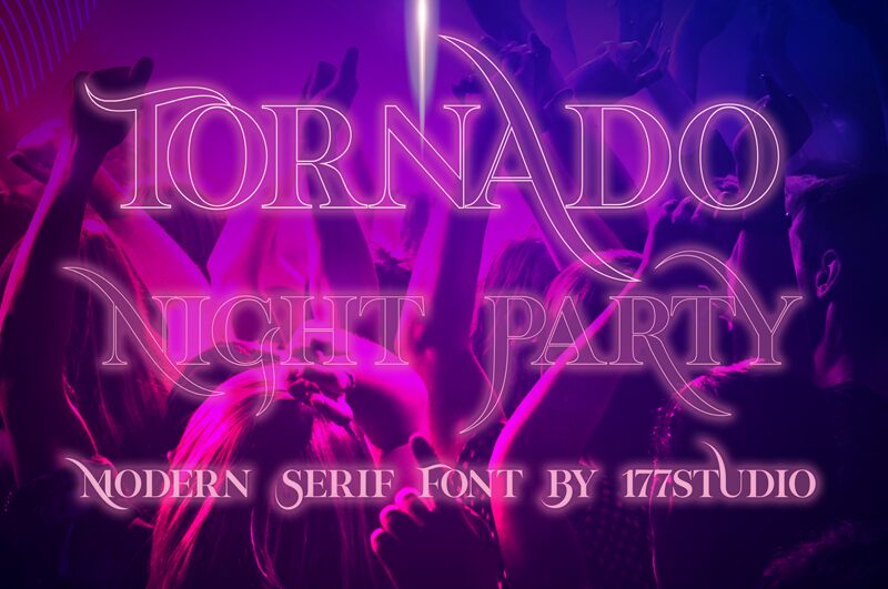 Tornado Schriftart