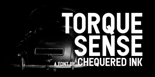 Torque Sense Czcionka