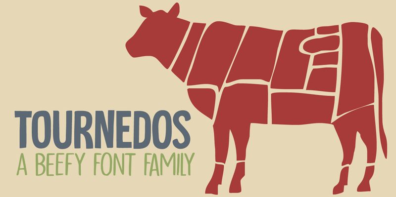 Tournedos Schriftart