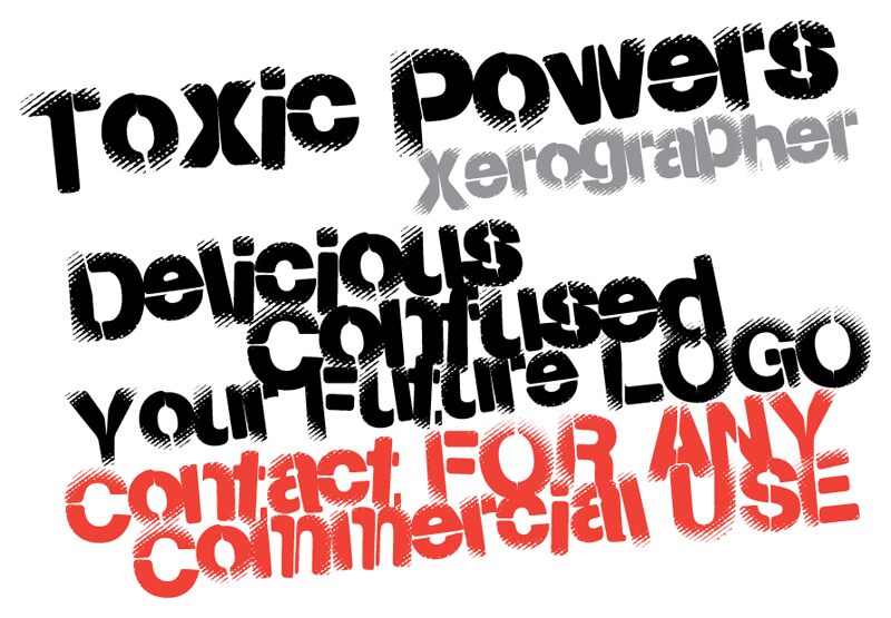 ToxicPowers Schriftart