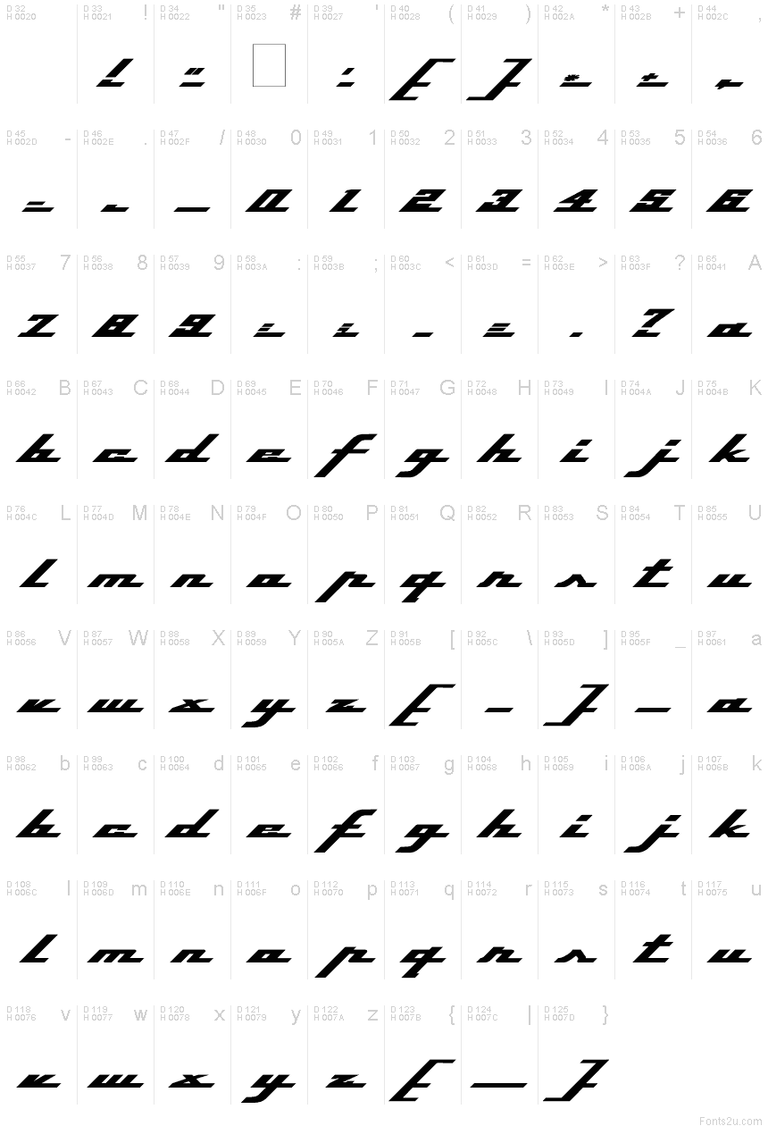 Top Speed Heavy 字体| Fonts2u.com