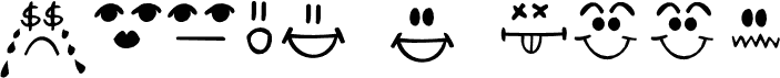 Preview of the Today I Feel font