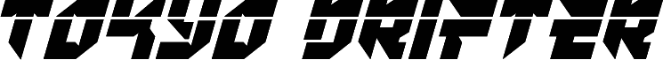 Tokyo Drifter Laser Italic