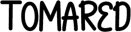 TOMARED шрифт
