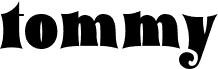 tommy font bold Regular