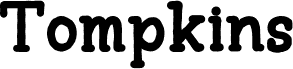 Tompkins DEMO Bold