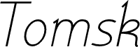 Tomsk Italic