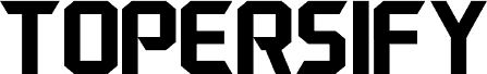 Topersify PERSONAL USE ONLY! 字体