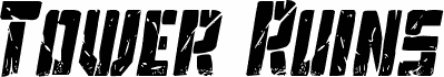 Tower Ruins Condensed Italic