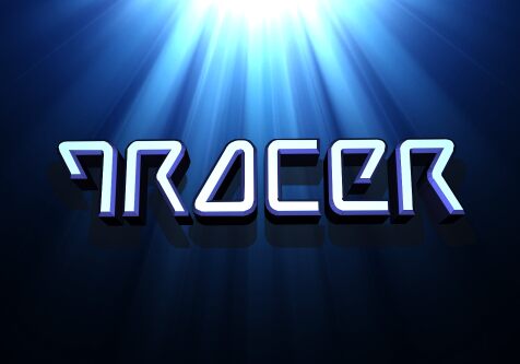 Tracer Schriftart
