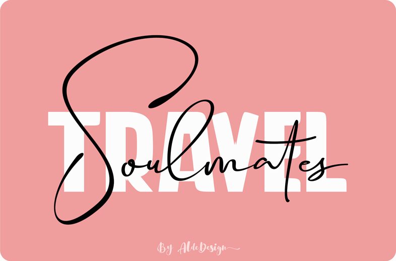 Travel Soulmates Weight Czcionka