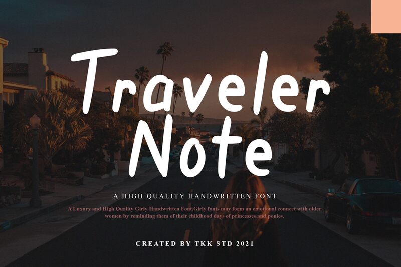 Traveler Note Schriftart