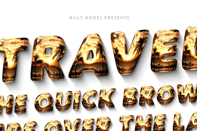 TRAVELIGHT Schriftart