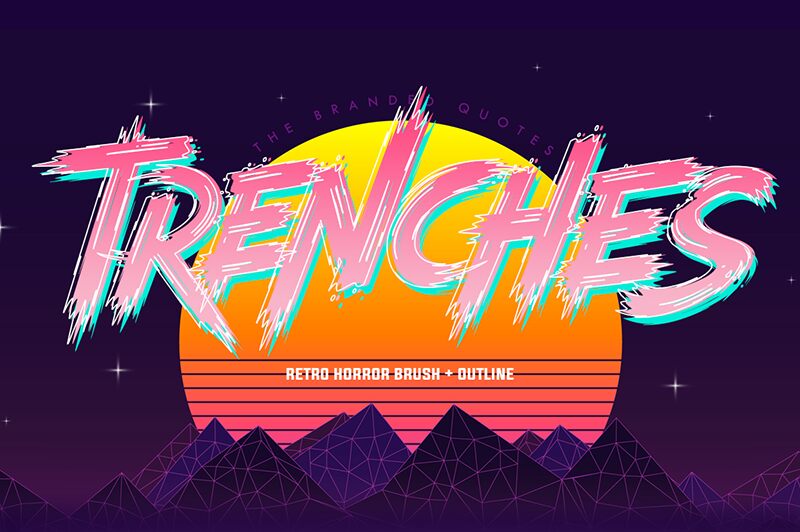 Trenches Schriftart