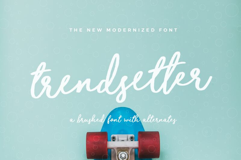 trendsetter Schriftart