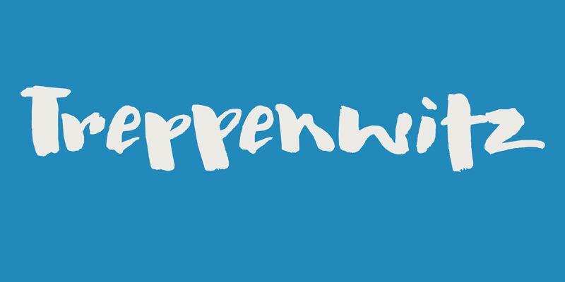 Treppenwitz Schriftart