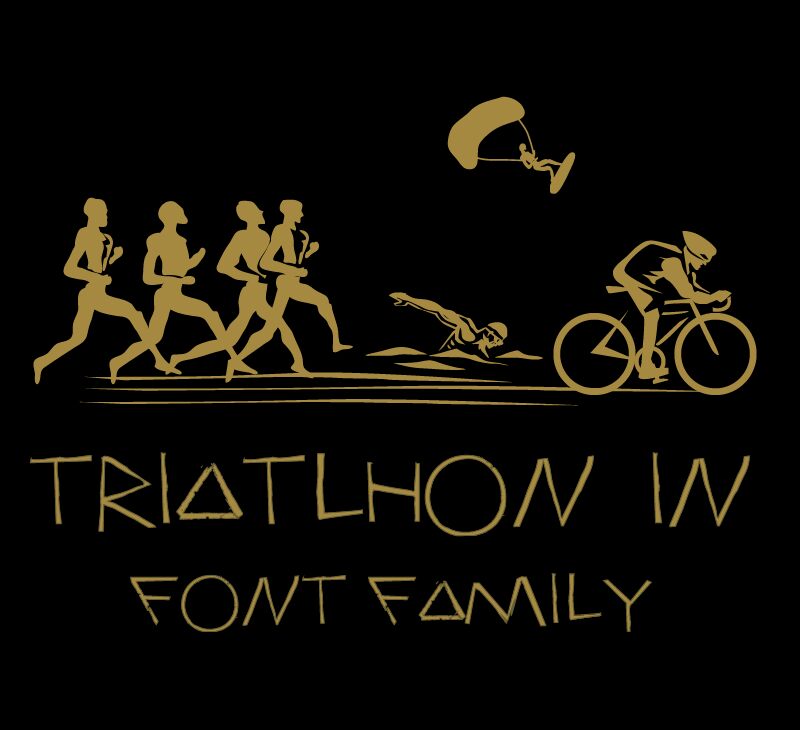 Triatlhon In Regular — Prezentace písma