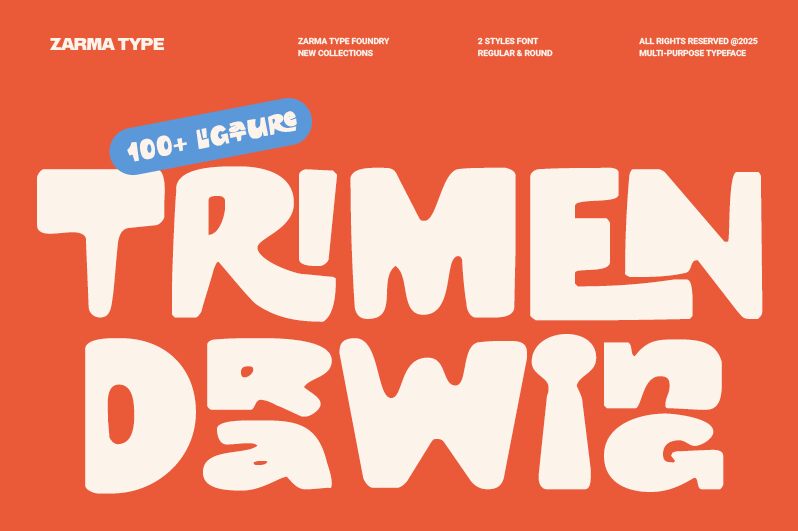 Trimen Drawing Demo Round — 字体展示
