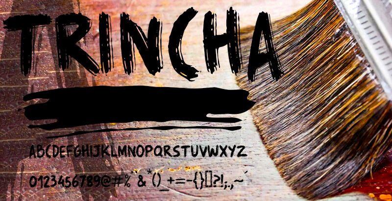 Trincha Schriftart