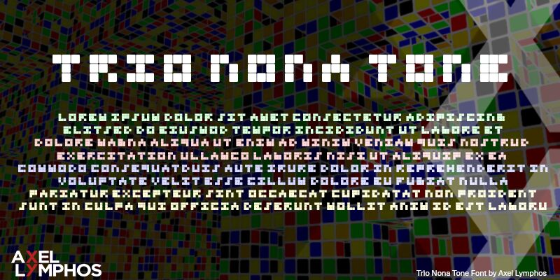 Trio Nona Tone Font