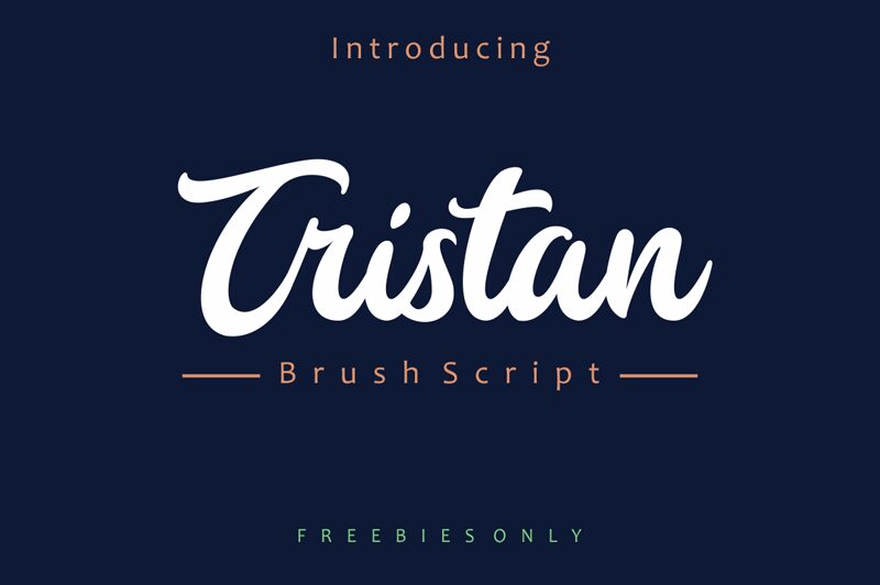 TristanScript font