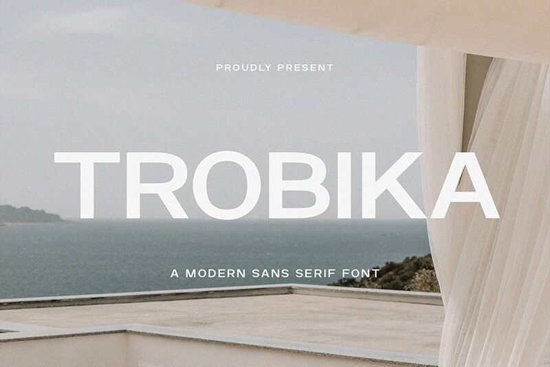 Trobika Schriftart