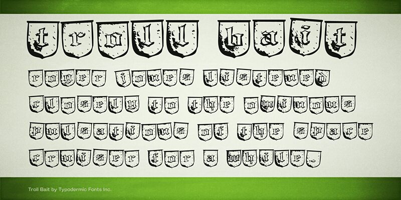 Troll Bait Czcionka