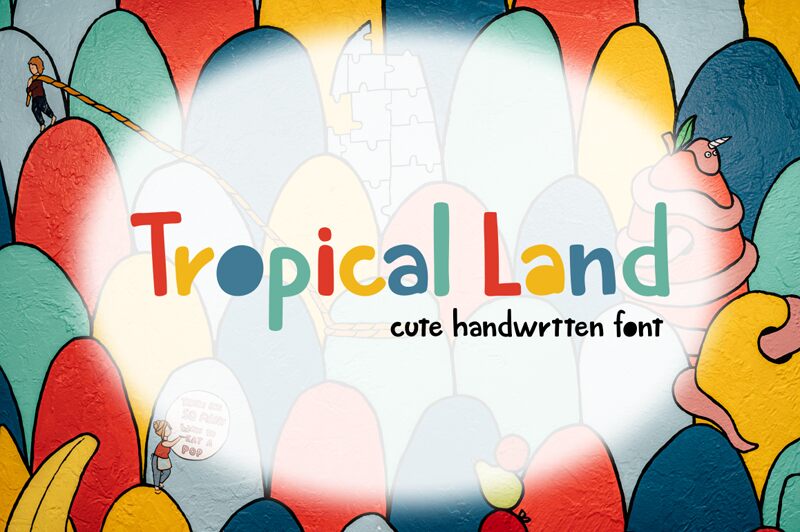 Tropical Land Czcionka