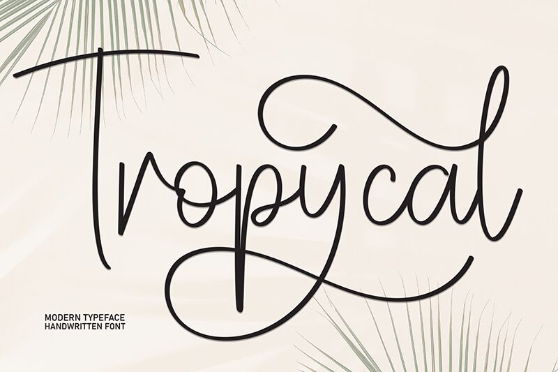 Tropycal 字体