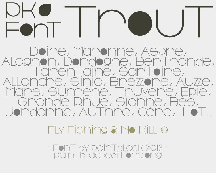 Trout Czcionka