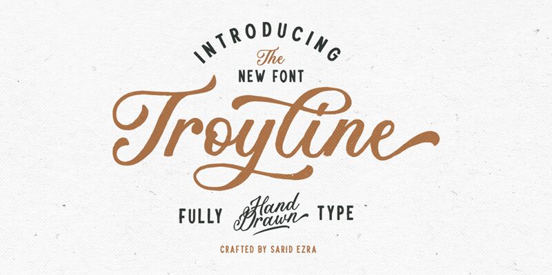 Troyline Schriftart