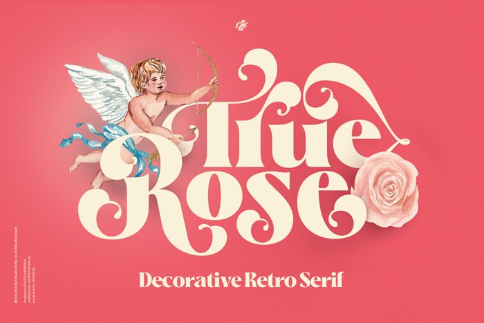 True Rose Schriftart