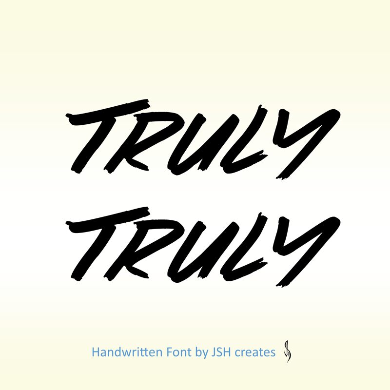 Truly Truly font | Fonts2u.com