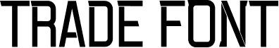 TRADE FONT Personal Use
