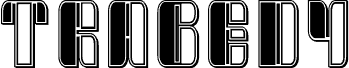 Preview of the Tragedy Extravagant Regular font