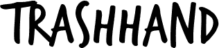 Preview of the TrashHand font