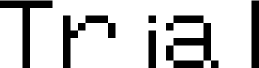 Preview of the Trial and Error (My First Font) Regular font