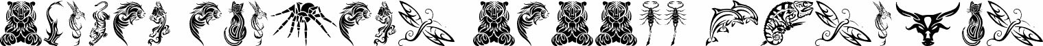 Tribal Animals Tattoo Designs