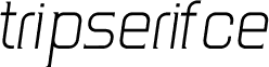 TripSerifCE Light Italic
