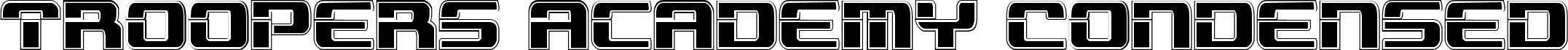 Troopers Academy Condensed