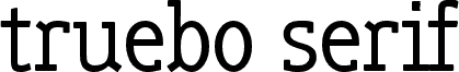 truebo serif