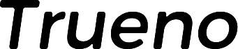 Trueno Round Italic