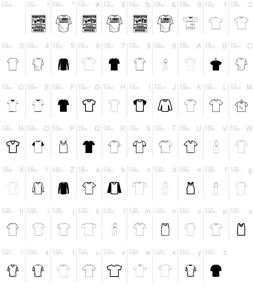 t-shirt-font-fonts2u