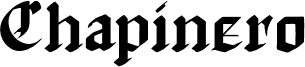 TS-Chapinero Blackletter
