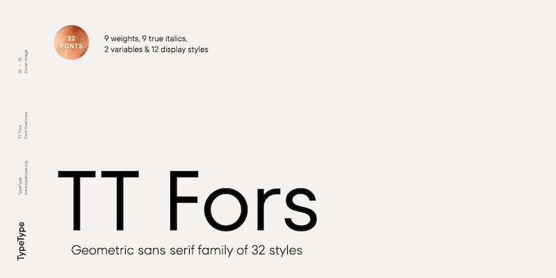 TT Fors Display Czcionka
