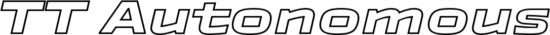 TT Autonomous XBd Outline Trl It