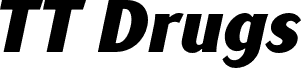 TT Drugs Trl Cnd Black Italic font