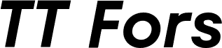 TT Fors Trial DemiBold Italic