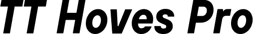 TT Hoves Pro Trl Cnd Bold Italic